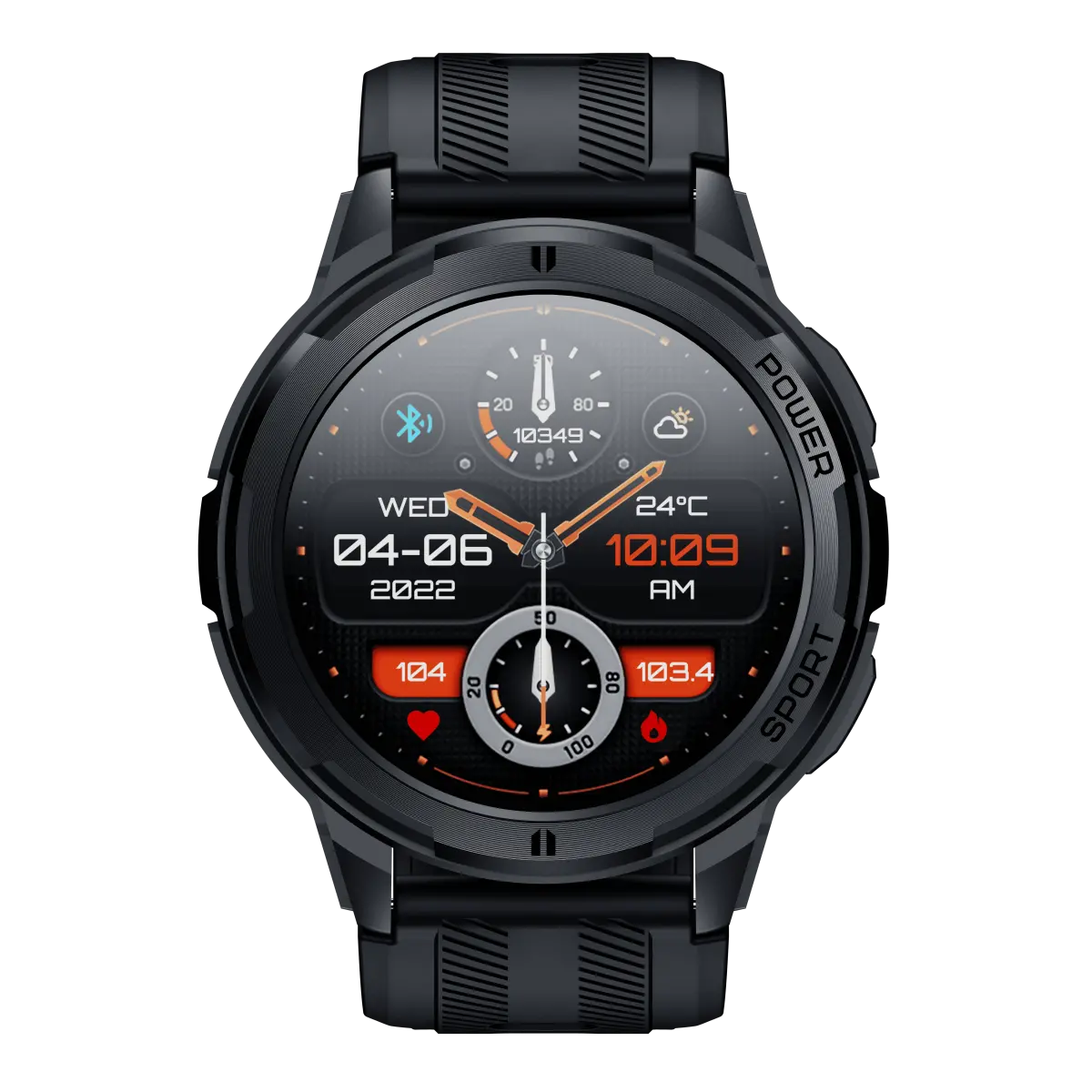 Oukitel Smart Watch BT10 1.43" 410mAh Black 7