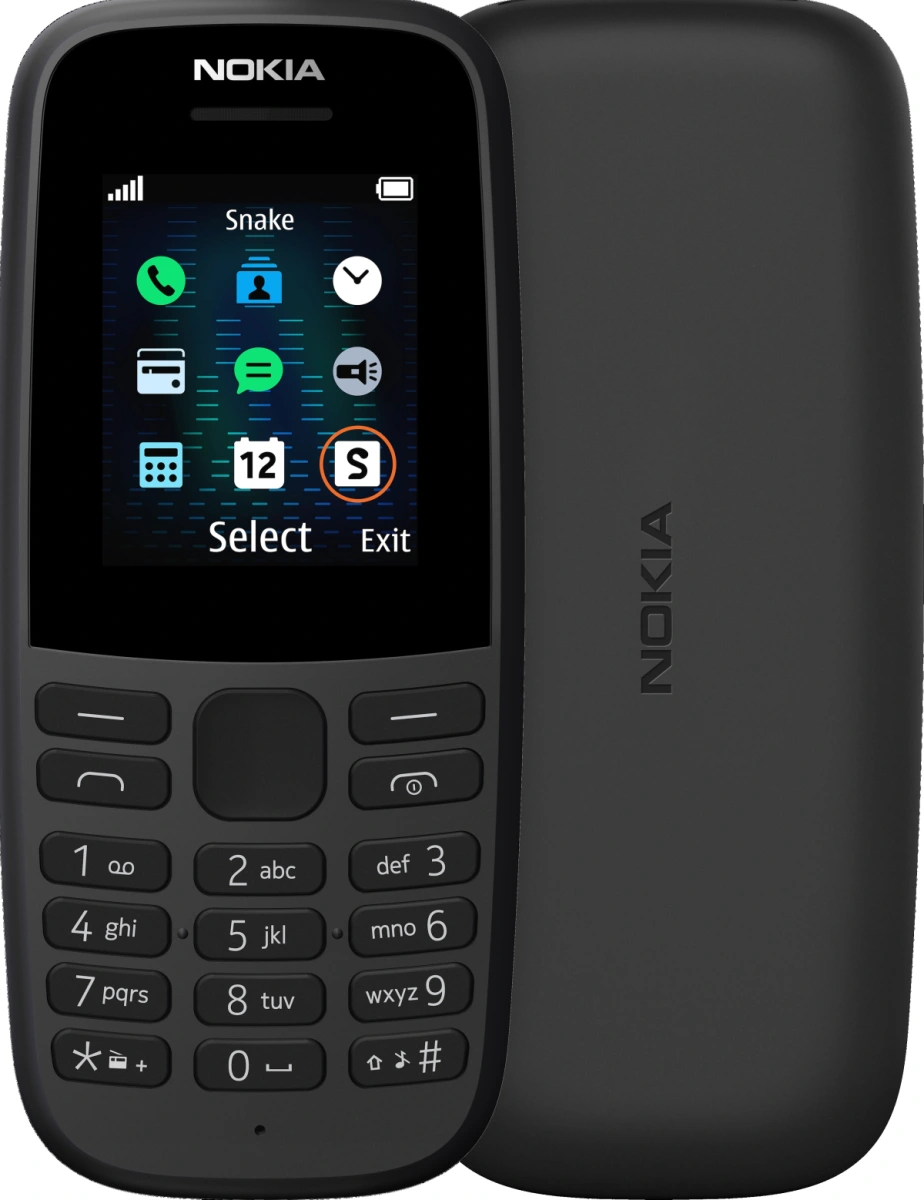 Telefon mobil Nokia 105 Dual Sim Black 1