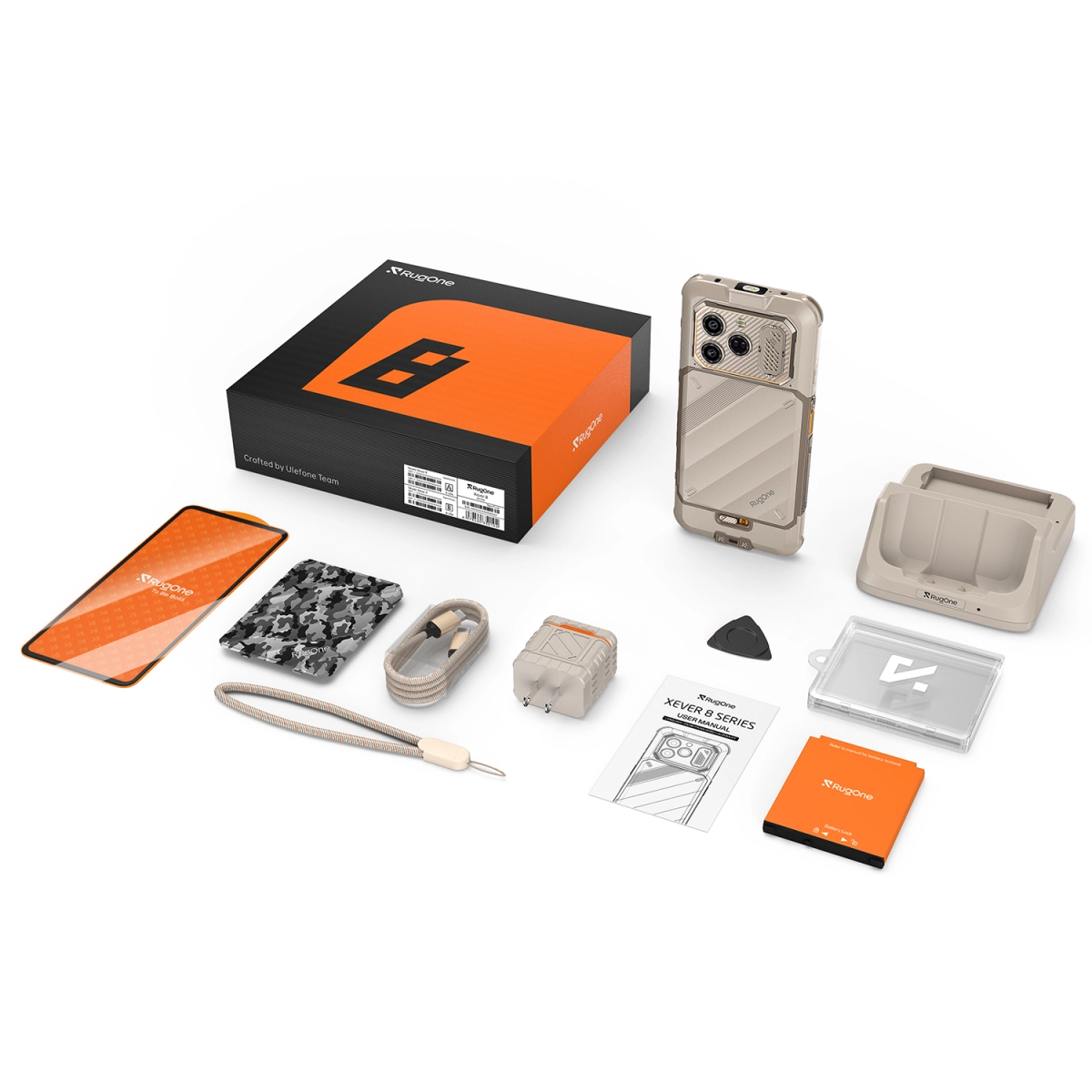 RugOne Xever 8 6.5" 4G 128GB/8GB 48000 mAh DS Sand 8