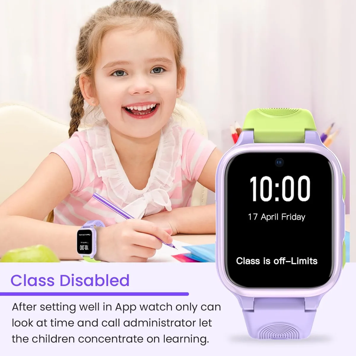Lagenio Watch K9 1.78" 8GB/1GB Purple 5